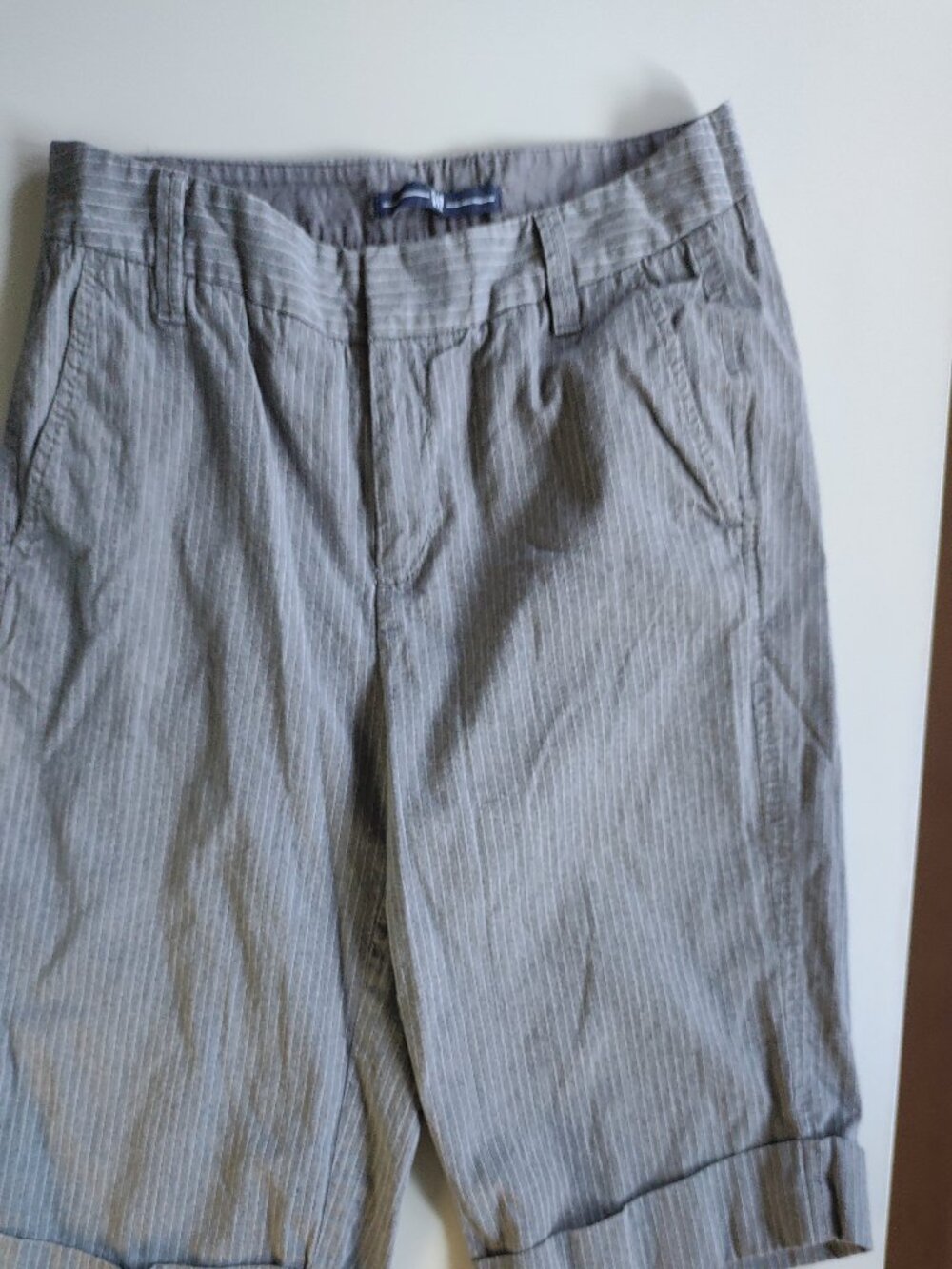 Gap shorts women's cotton size 4 grey color